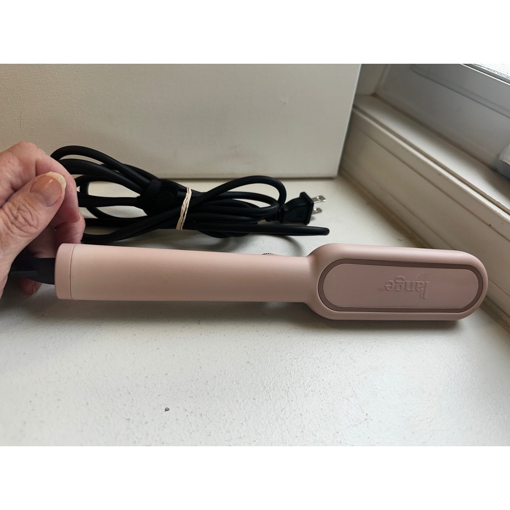 L'ange Le Vite Hair Straightening Brush Blush Ionic Ceramic Heated Brush